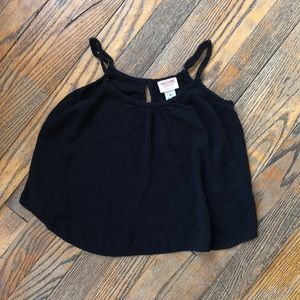 XS Mossimo Crop Cami Black